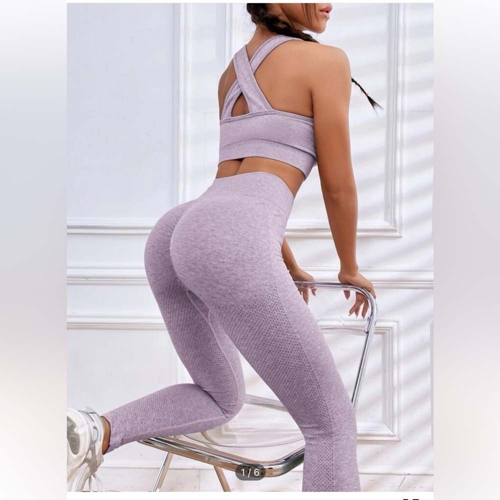 Purple workout set
